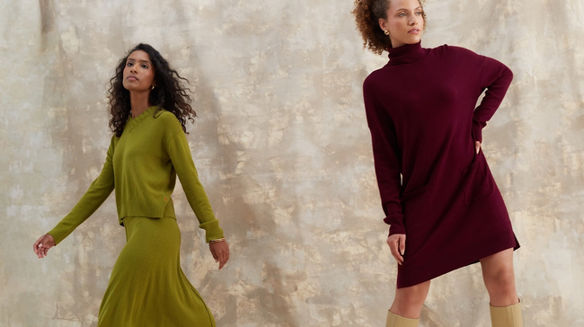 Cashmere Dresses & Skirts