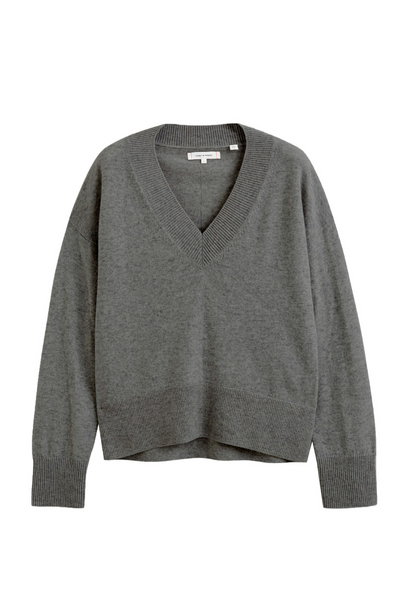 dark-grey-wool-cashmere-v-neck-sweater