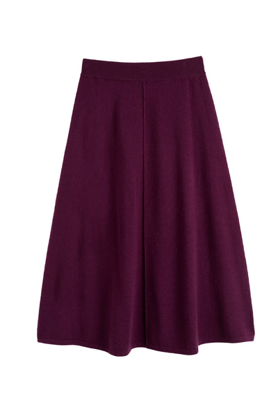 Purple skirt on a white background