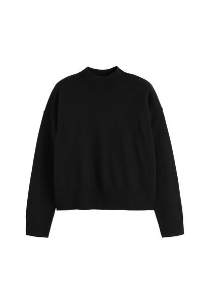Black sweater on a white background