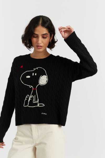 black-wool-cashmere-snoopy-cable-sweater