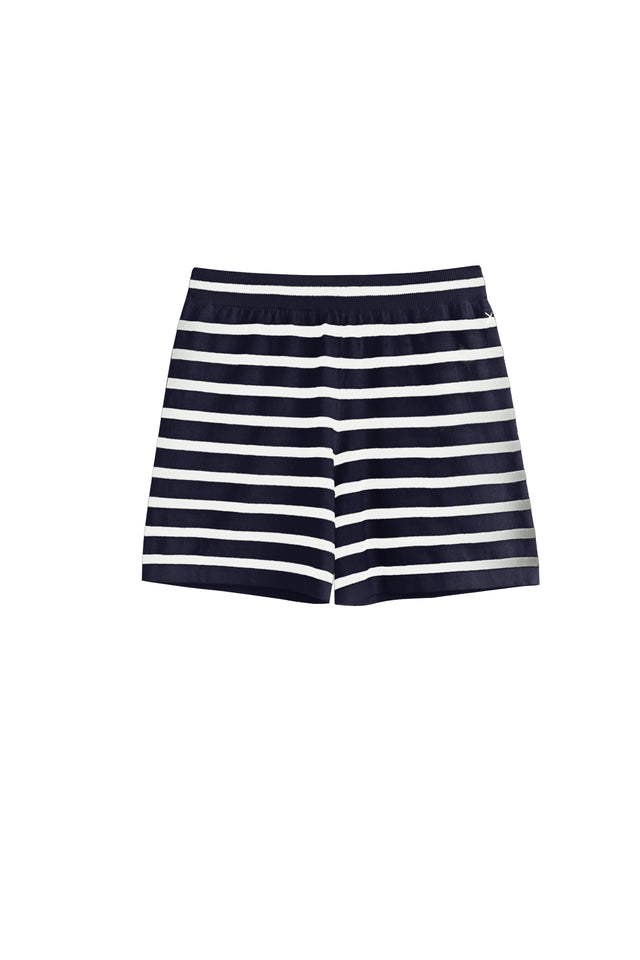 Black Cotton-Linen Shorts image 2