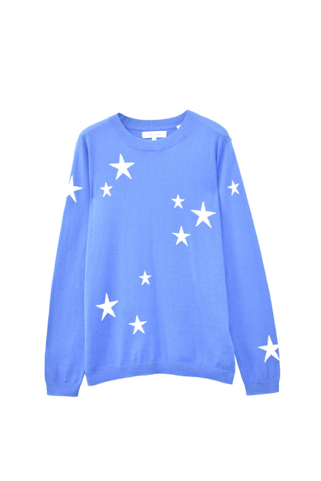 Blue Cotton Star Sweater image 2