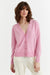 Candy-Pink Cashmere Cardigan