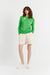 Green Cotton Star Sweater