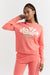 Coral Wool-Cashmere Bloom Love Sweater