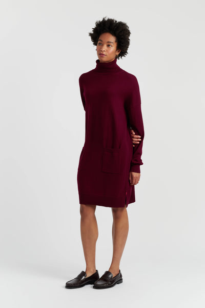 claret-wool-cashmere-mini-rollneck-dress
