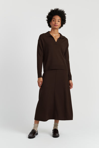 chocolate-wool-cashmere-collared-sweater
