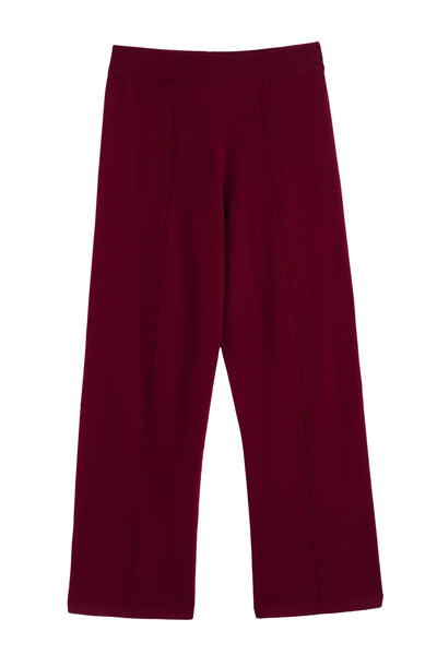 Maroon pants on a white background