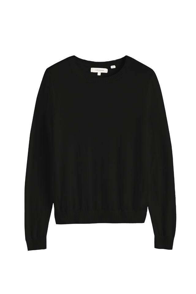 Black Pure Merino Sweater image 4