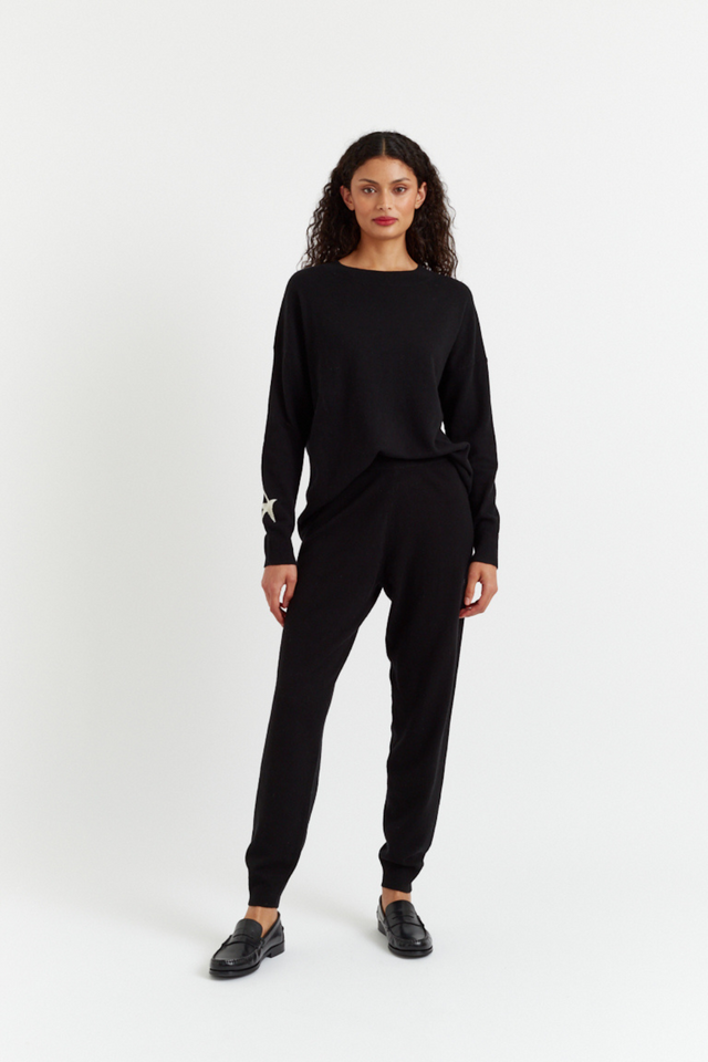 Black Friday Wool-Cashmere Track Pants image 1