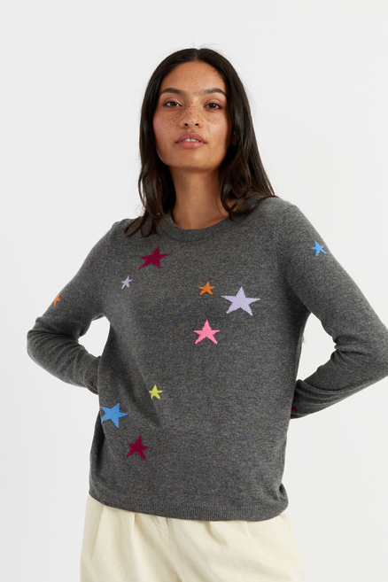 Cashmere Jumpers Sweaters tagged pattern stars Chinti Parker UK