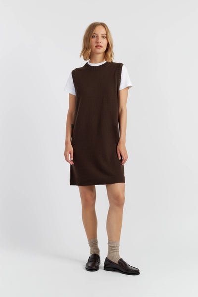 chocolate-wool-cashmere-mini-dress