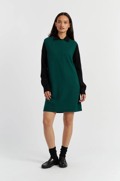 emerald-wool-cashmere-mini-dress