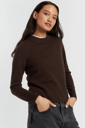 chocolate-wool-cashmere-cropped-sweater