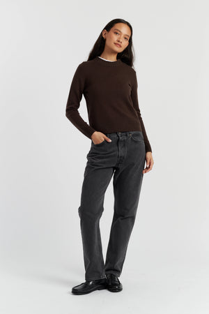 chocolate-wool-cashmere-cropped-sweater