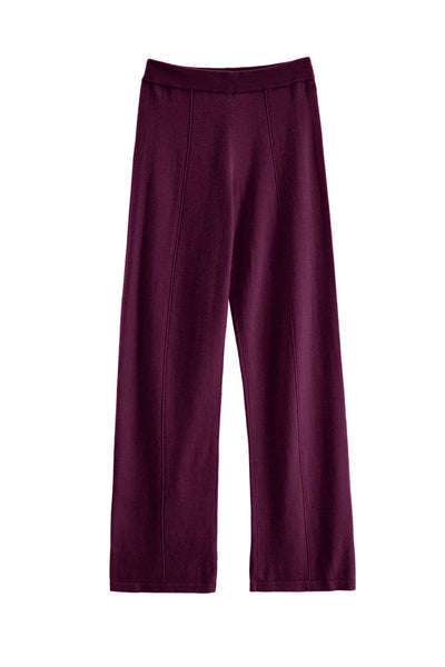 Purple pants on a white background