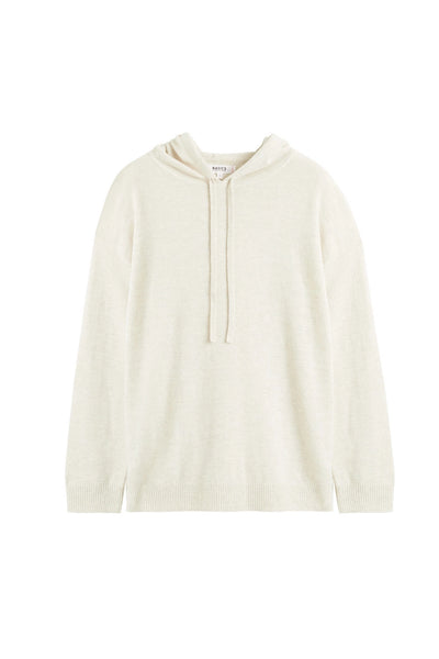 White hoodie on a white background