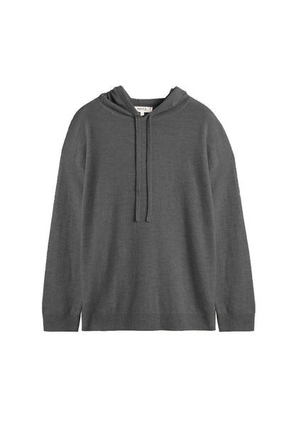 Gray hoodie on a white background
