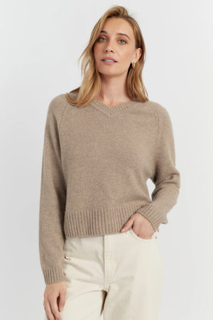 warm-oatmeal-cashmere-v-neck-sweater