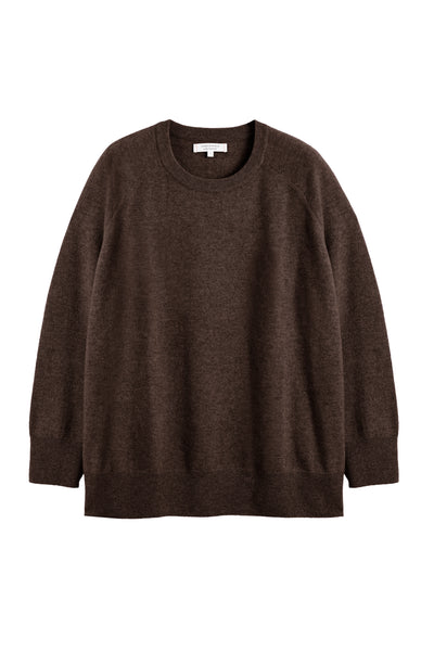 Brown sweater on a white background