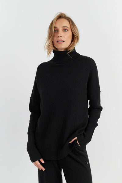 the-relaxed-polo-cashmere-black