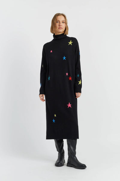 black-wool-cashmere-star-rollneck-dress