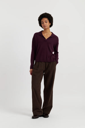 aubergine-wool-cashmere-collared-sweater
