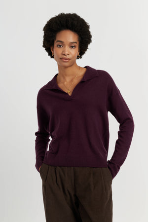 aubergine-wool-cashmere-collared-sweater