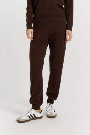 chocolate-wool-cashmere-cuffed-joggers