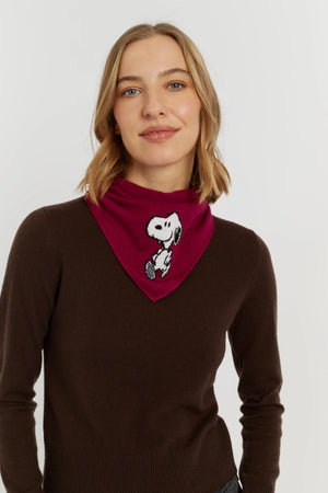 cherry-wool-cashmere-snoopy-triangle-scarf