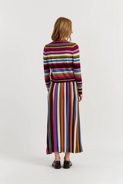Multi Merino Stripe Sweater