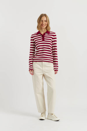 cherry-wool-cashmere-stripe-collared-sweater