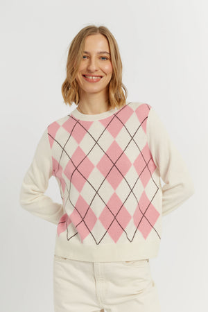 salmon-wool-cashmere-diamond-sweater