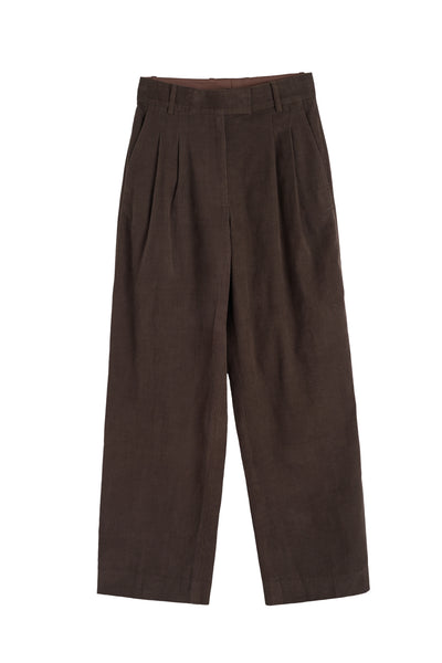 Chocolate Cotton Trousers