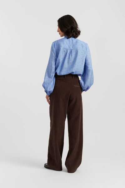 Chocolate Cotton Trousers