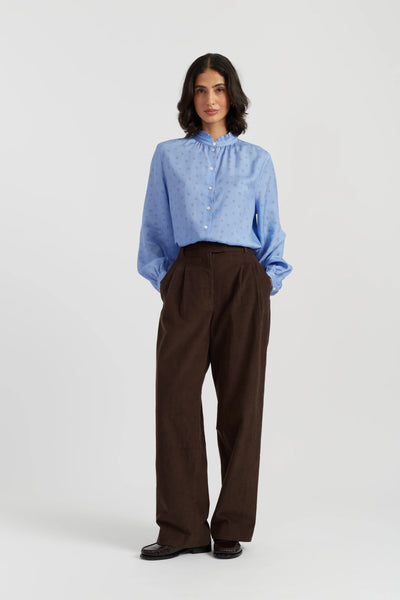 Chocolate Cotton Trousers