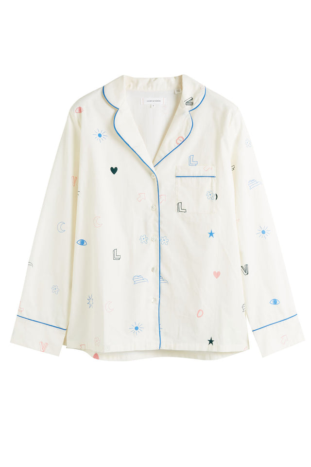 Cream Cotton Love Pyjamas image 3