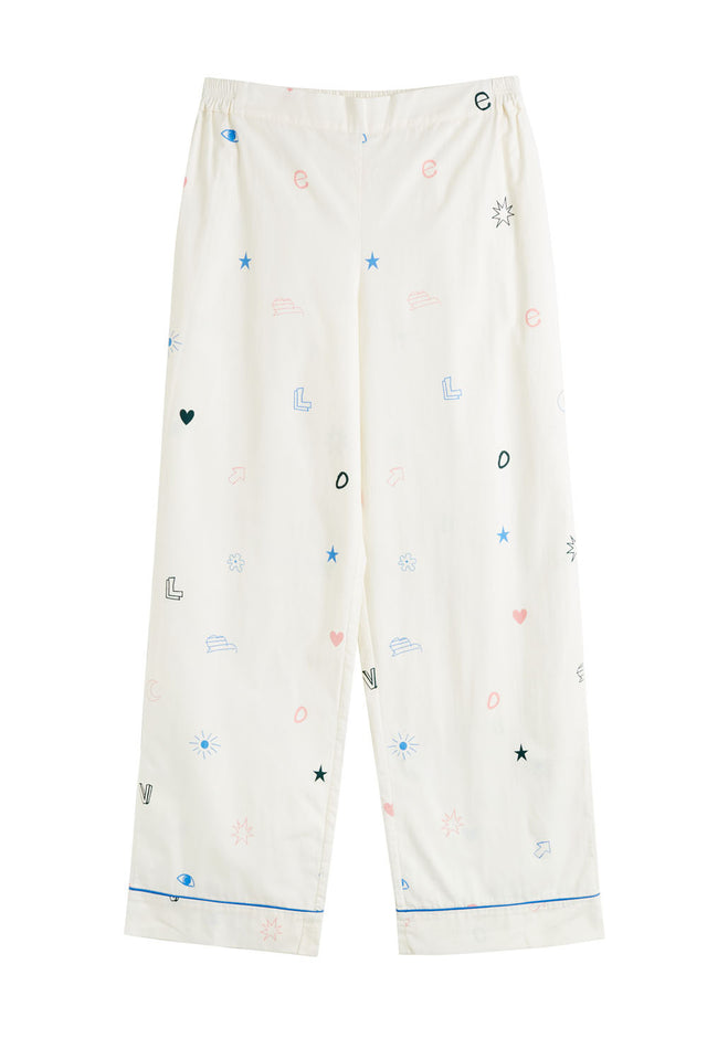 Cream Cotton Love Pyjamas image 4