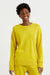 Yellow Wool-Cashmere Slouchy Sweater