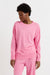 Flamingo-Pink Wool-Cashmere Slouchy Sweater