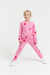 Flamingo-Pink Wool-Cashmere Kids Star Sweater