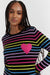 Multicoloured Heart Breton Wool-Cashmere Sweater