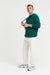 Green Cashmere Elbow Patch Men's Hoodie