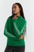 Green Ripple Stitch Wool-Cashmere Sweater
