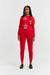 Red Wool-Cashmere Track Pants