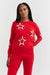 Red Wool-Cashmere Star Christmas Sweater