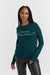 Green Wool-Cashmere Merry Christmas Sweater