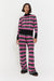 Black Merino Wool Flash Track Pants
