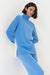 Sky-Blue Wool-Cashmere Rollneck Sweater